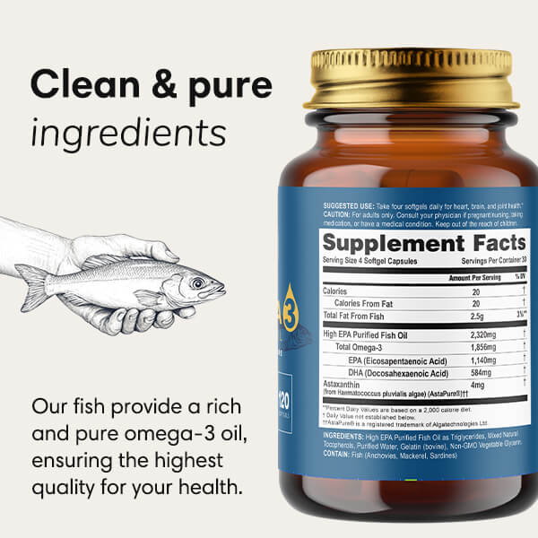 Layne's Omega 3 Fish Oil Capsules (120CT)